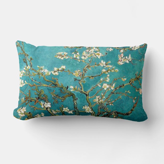 Van Gogh Almond Blossoms Klassischer Impressionism Lendenkissen (Vorderseite)