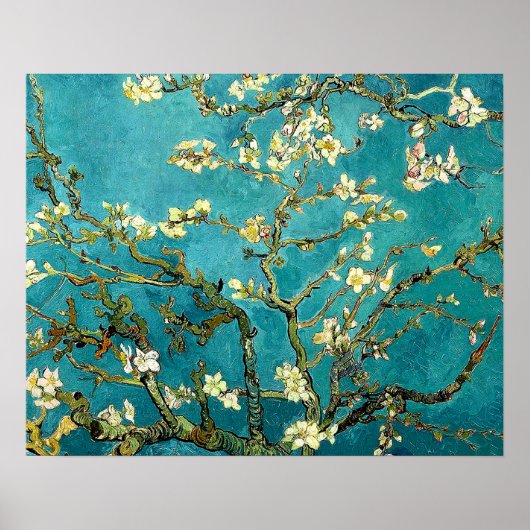 Van Gogh Almond Blossoms Klassischer Impressionism Poster (Vorne)