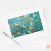 Van Gogh Almond Blossoms Klassischer Impressionism Rechteckiger Aufkleber (Umschlag)