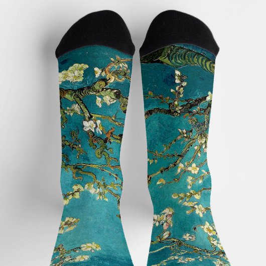 Van Gogh Almond Blossoms Klassischer Impressionism Socken (Oben)
