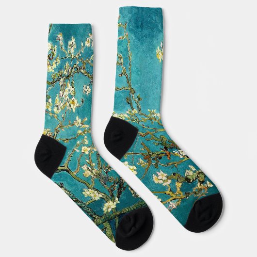 Van Gogh Almond Blossoms Klassischer Impressionism Socken (Rechts)