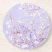 Van Gogh Almond Blossoms Lavender Sandstone Unters Getränkeuntersetzer (Vorne)