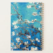 Van Gogh Almond Blossoms leuchtend türkis Planer (Rückseite)