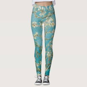 Van Gogh Almond Blossoms/Lila/St. Remy Leggings