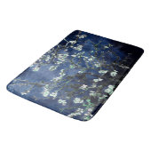 Van Gogh Almond Blossoms Midnight Blue Badematte (Schrägansicht)