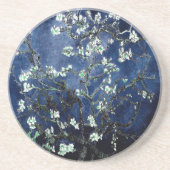 Van Gogh Almond Blossoms Midnight Blue Getränkeuntersetzer (Vorne)