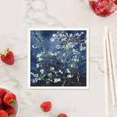 Van Gogh Almond Blossoms Midnight Blue Serviette (Beispiel)