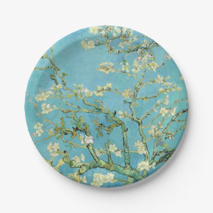 Van Gogh Almond Blossoms Pappteller