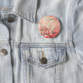 Van Gogh Almond Blossoms Peach Button (Beispiel)