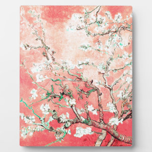 Van Gogh Almond Blossoms Peach Fotoplatte