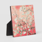 Van Gogh Almond Blossoms peach Fotoplatte (Vorderseite)