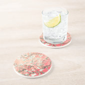 Van Gogh Almond Blossoms Peach Getränkeuntersetzer (Seite)