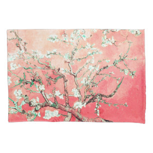 Van Gogh Almond Blossoms Peach Kissenbezug