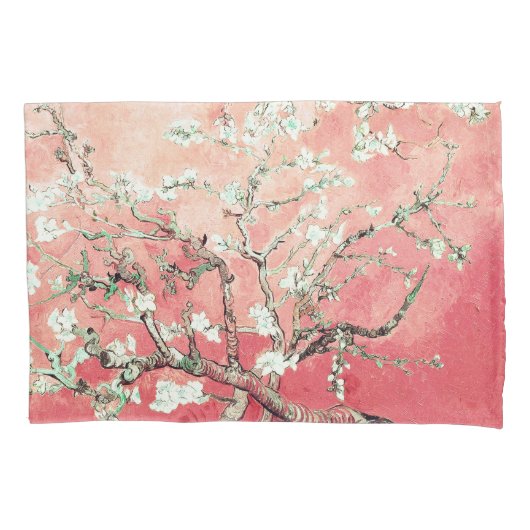 Van Gogh Almond Blossoms peach Kissenbezug (Vorderseite)