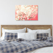 Van Gogh Almond Blossoms peach Leinwanddruck (Insitu (Schlafzimmer))