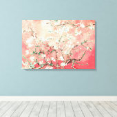 Van Gogh Almond Blossoms peach Leinwanddruck (Insitu (Holzboden))