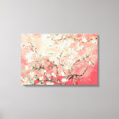 Van Gogh Almond Blossoms peach Leinwanddruck (Vorderseite)
