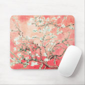 Van Gogh Almond Blossoms Peach Mousepad (Mit Mouse)