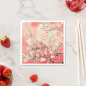 Van Gogh Almond Blossoms Peach Serviette (Beispiel)