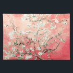 Van Gogh Almond Blossoms Peach Stofftischset<br><div class="desc">Almond-Blüten von Vincent Van Gogh Farbänderung Copyright 2sweet4wordsDesigns/ PureVintage Liebe Holen Sie sich die Schönheit von Van Gogh geliebten Mandelblüten in den Farben,  die Ihre Zuhause. Vincent van gogh,  van gogh,  Mandelblüten,  Blume,  floral,  hübsch,  schön, </div>