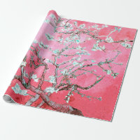 Van Gogh Almond Blossoms Pink Blau