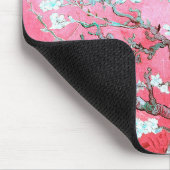 Van Gogh Almond Blossoms Pink Blau Mousepad (Ecke)