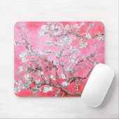 Van Gogh Almond Blossoms Pink Blau Mousepad (Mit Mouse)