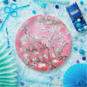 Van Gogh Almond Blossoms Pink Blau Pappteller (Party)