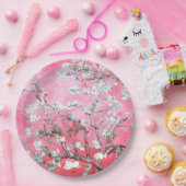 Van Gogh Almond Blossoms Pink Blau Pappteller (Party)