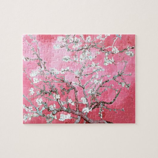 Van Gogh Almond Blossoms Pink Blau Puzzle (Horizontal)
