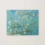 Van Gogh Almond Blossoms Puzzle<br><div class="desc">Künstler: Vincent Van Gogh Titel: Almond Blüten verändert Farbe durch 2sweet4wordsDesigns vincent van gogh,  van gogh,  Mandelblüten,  aquamarin,  Blume ,  Blüten,  Frühling,  raffiniert,  Dekoration</div>