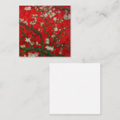 Van Gogh Almond Blossoms Red Begleitkarte (Vorne/Hinten)
