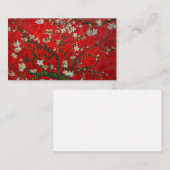 Van Gogh Almond Blossoms Red Begleitkarte (Vorne/Hinten)