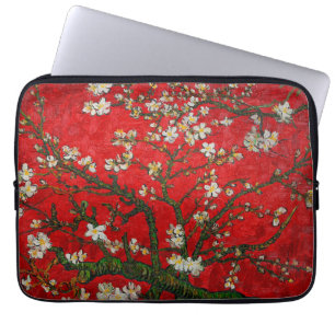 Van Gogh Almond Blossoms Red Laptopschutzhülle