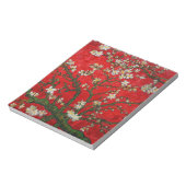 Van Gogh Almond Blossoms Red Notizblock (Rotiert)