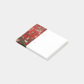 Van Gogh Almond Blossoms Red Post-it Klebezettel (angewinkelt)