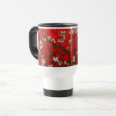 Van Gogh Almond Blossoms Red Reisebecher (Vorderseite Links)