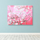 Van Gogh Almond Blossoms rosa blau Leinwanddruck (Insitu (Holzboden))