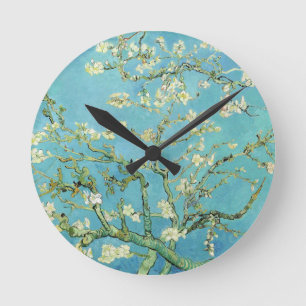 Van Gogh Almond Blossoms Runde Wanduhr