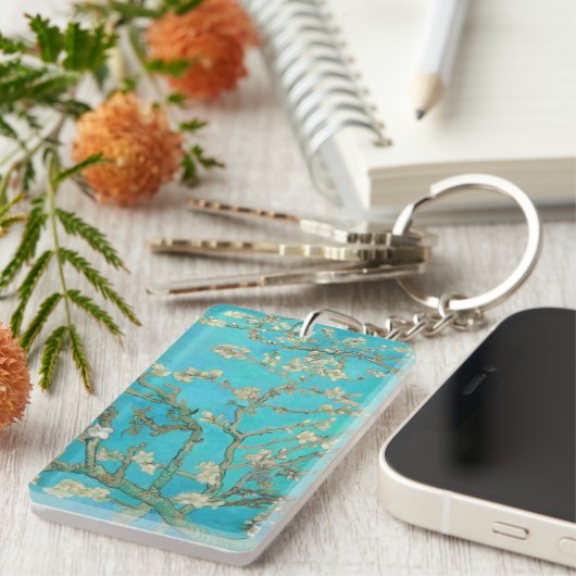 Van Gogh Almond Blossoms Schlüsselanhänger (Vorderseite rechts)