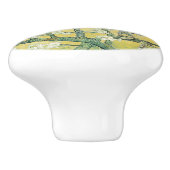 Van Gogh Almond Blossoms, Sky Blue Keramikknauf (Seitenansicht)