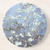 Van Gogh Almond Blossoms Steel Blue Getränkeuntersetzer (Vorne)