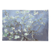 Van Gogh Almond Blossoms Steel Blue Kissenbezug (Rückseite)