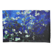 Van Gogh Almond Blossoms Vibranly Blue Kissenbezug (Vorderseite)