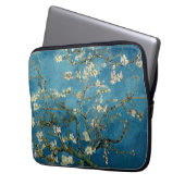 Van Gogh Almond Blossoms Vintag Blumenblau Laptopschutzhülle (Vorderseite Links)