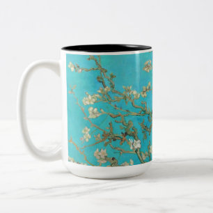 Van Gogh Almond Blossoms Zweifarbige Tasse