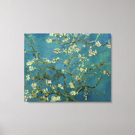 Van Gogh Almond Blüten auf Tuch Leinwanddruck (Vorderseite)