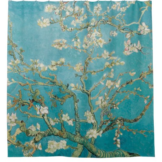 Van Gogh-Almond-Blüten Duschvorhang (Vorderseite)