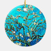Van Gogh - Almond-Blüten Keramik Ornament (Hinten)