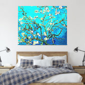 Van Gogh - Almond-Blüten Leinwanddruck (Insitu (Schlafzimmer))